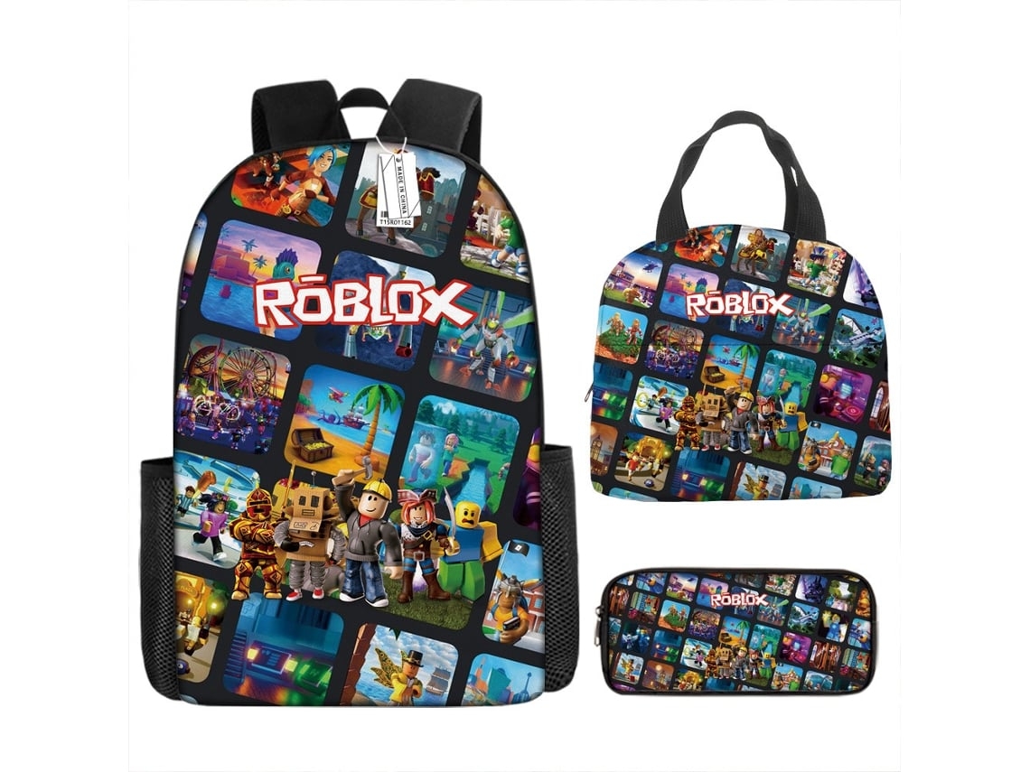 Mochila de tres piezas de Roblox*