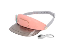 Gorra Con Visera Y Ventilador Sin Aspas, 3 Velocidades Ajustables, Recargable Por Usb, Para Mujeres Y Niños, Con Estampado De Conejito Estrella Rosa.