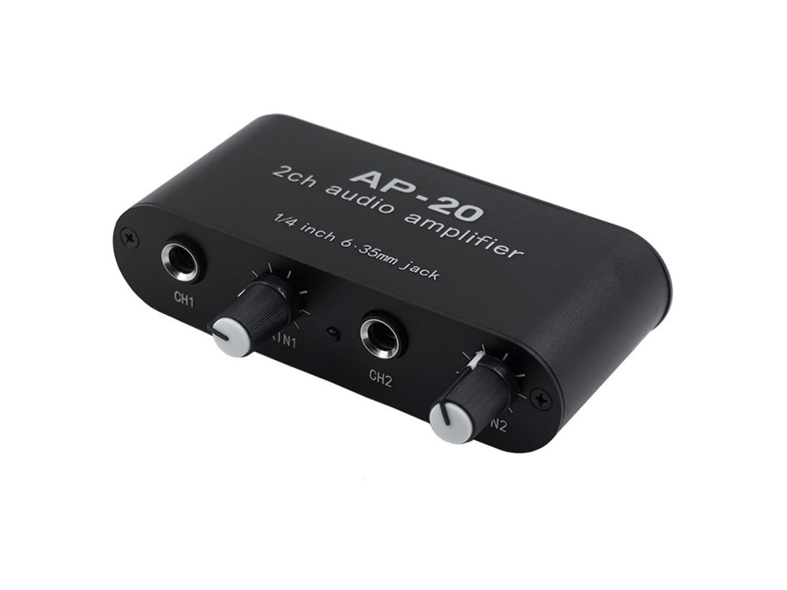 Amplificador De Doble Canal Ap-20 Para Altavoces De Tarjeta De Sonido Y Preamplificador