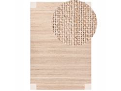 Carpete Retangular De Juta Beliani Amravati De Juta Creme 160x230