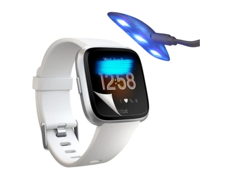 Kit 4 Protectores de Pantalla Hidrogel para Fitbit by Google Versa Lite Transparente