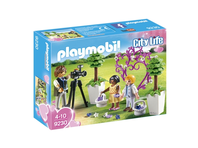 PLAYMOBIL City Life: Novios y fotógrafo 9230 (Edad Mínima: 4 - 61 Piezas)