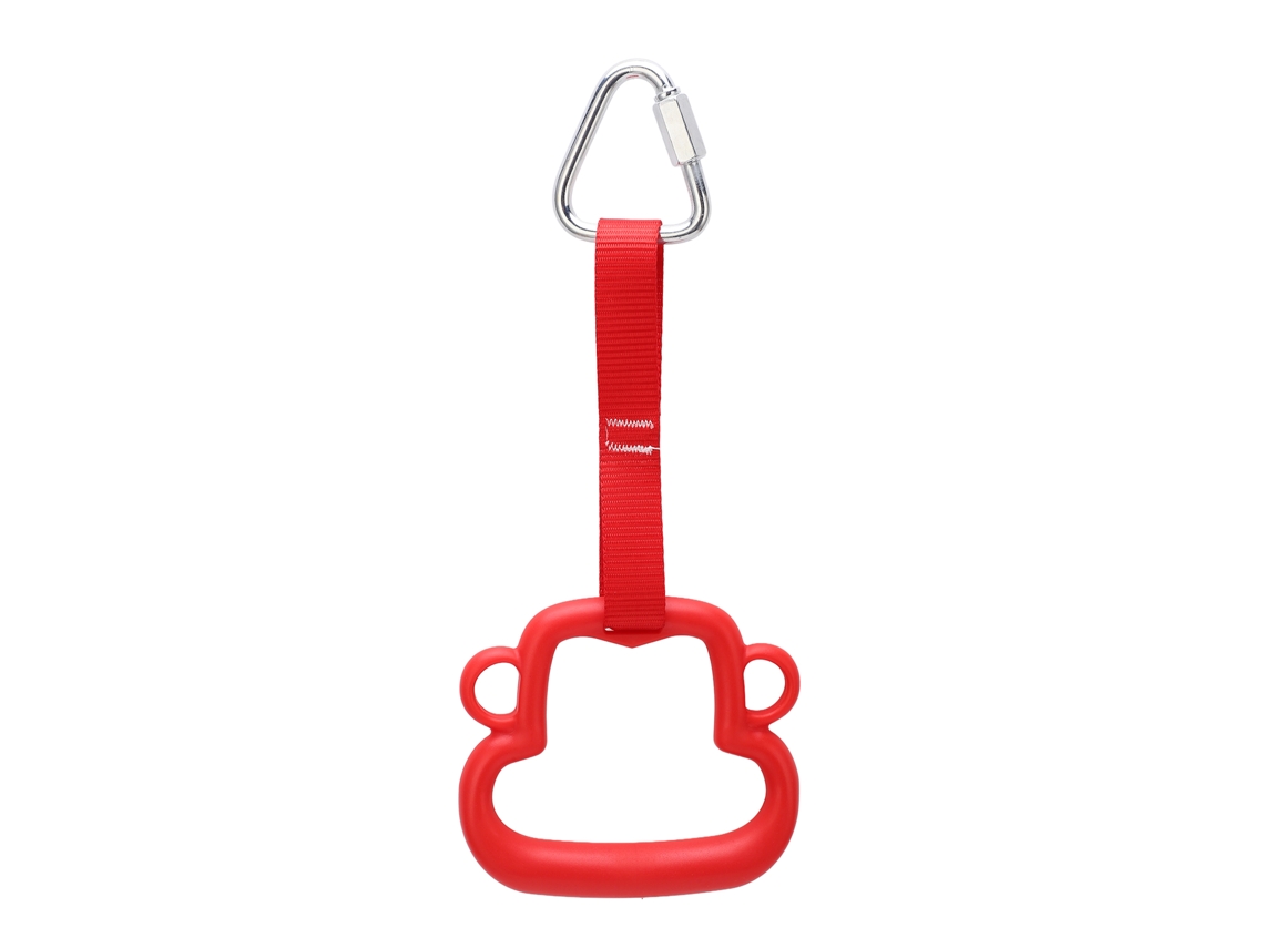 Anillas De Gimnasia Estilo Mono Para Niños Con Correa De Abs Para Entrenamiento De Fuerza En Interiores Y Exteriores - Rojo