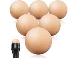 6 Rodillos De Piedra Volcánica Absorbentes De Grasa, Herramientas Portátiles Y Reutilizables Para El Cuidado Facial.