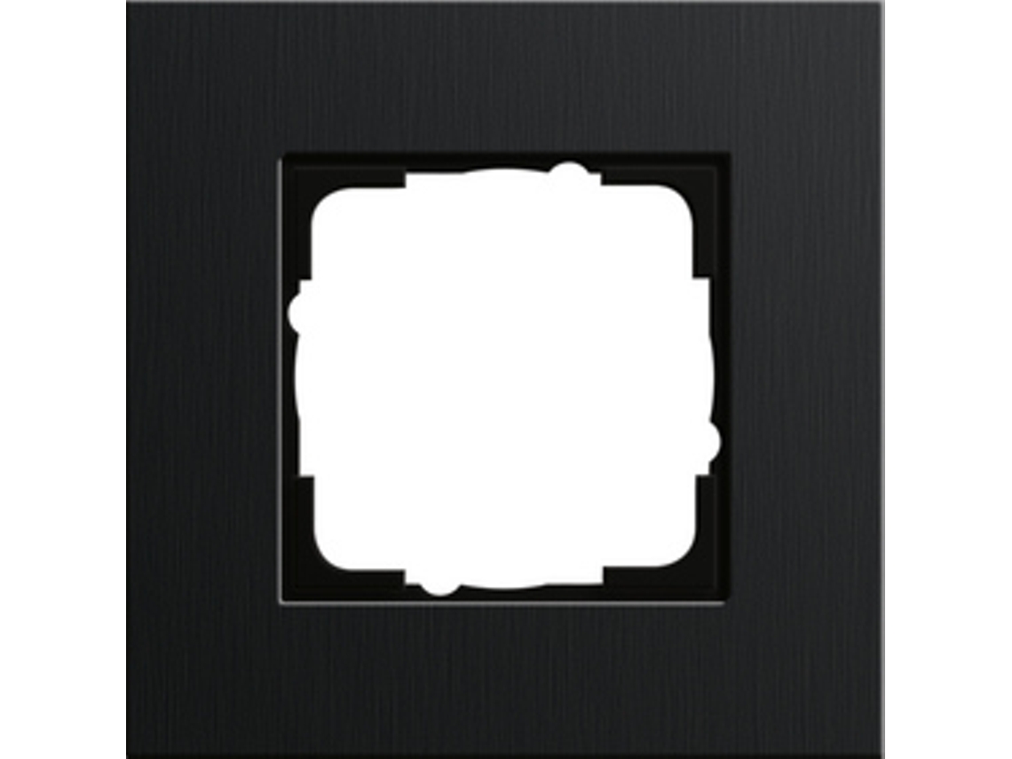 0211126 Placa de pared/cubierta de interruptor negra Gira (0211126)
