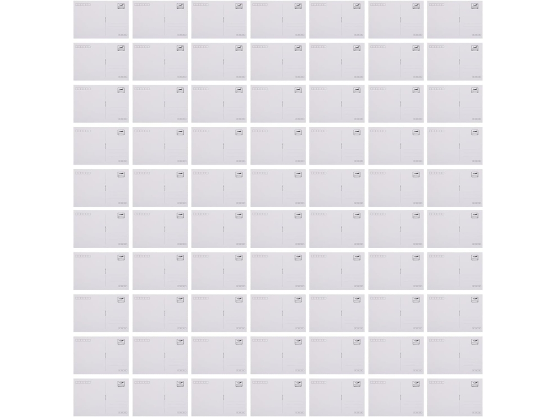 Postales En Blanco Para Pintar Sobre Papel Kraft Blanco De 10 X 15 Cm.