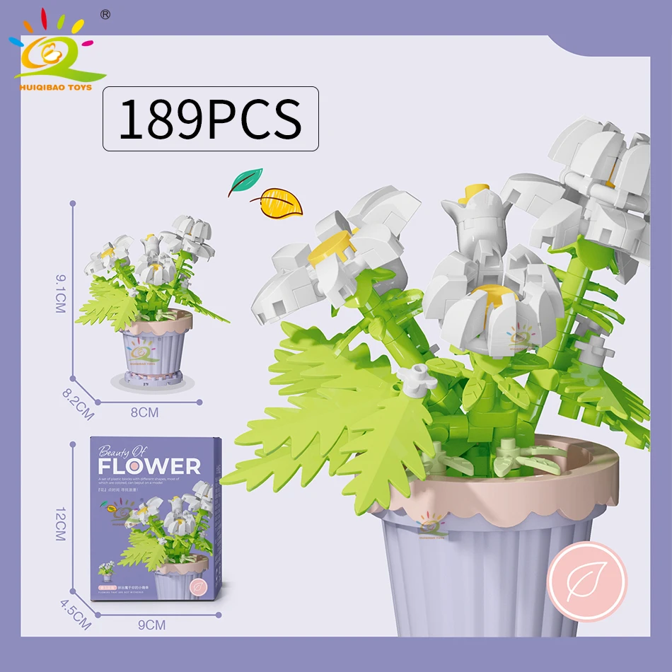 Moc Buquê Eterno Miniatura Bloco De Montar Flor Modelo Diy Decoración De Mesa Para Casa