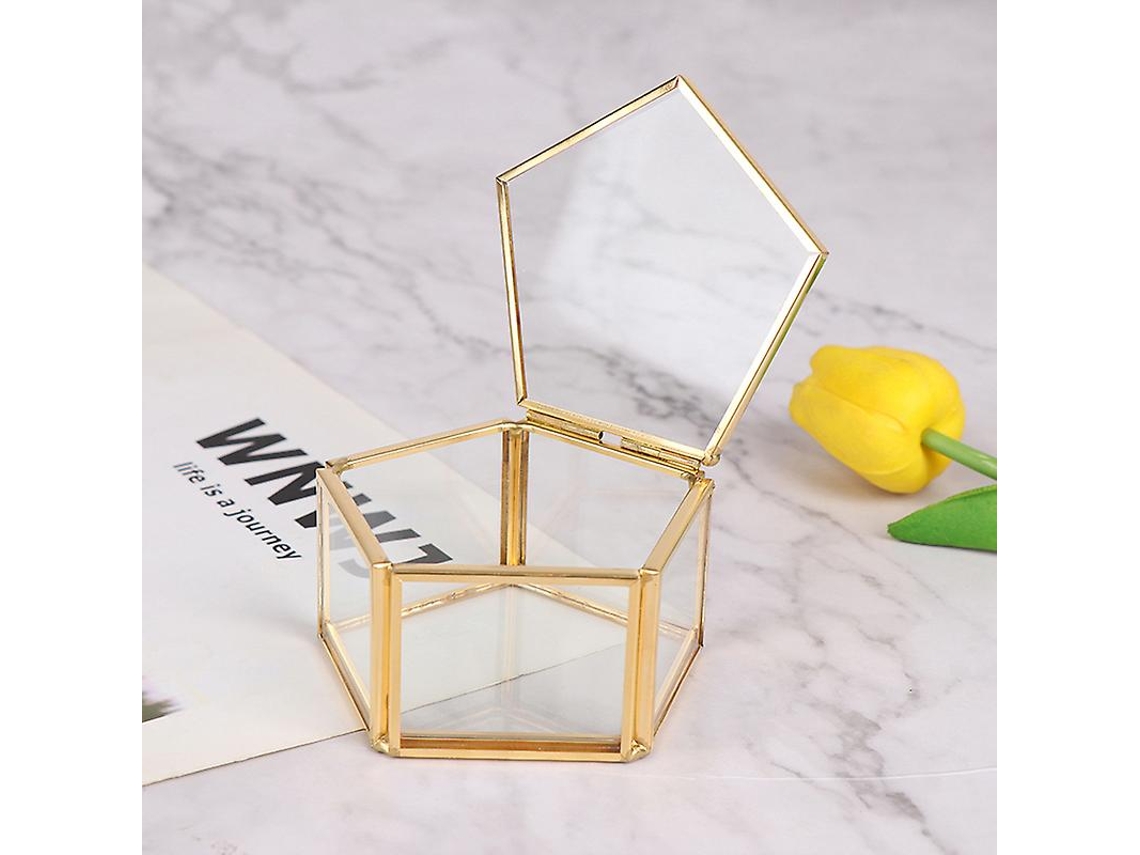 Estuche para joyería de aleación metálica con pequeño adorno de tortuga esmaltada - Hengjian