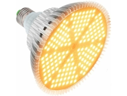 Lámpara LED de cultivo de espectro completo de 120 W, de bajo consumo para jardinería interior, con casquillo E26 de aleación de aluminio.