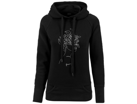Sweatshirt para Mujer MISTER TEE (S - Negro)