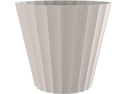 Jarrón PLASTIKEN Dorico Ø18X16Cm Beige
