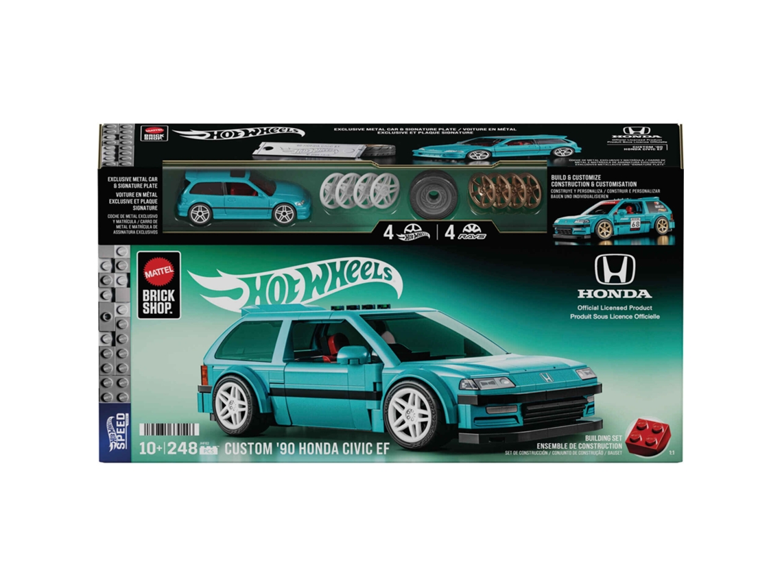 Mega Hotwheels Construccion Speed Honda Civic