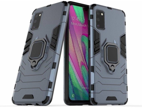 Carcasa Samsung Galaxy A41 HFS-HOUSE Kickstand Gris