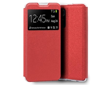 Funda COOL Flip Cover para Xiaomi Poco M4 Pro 5G Liso Rojo