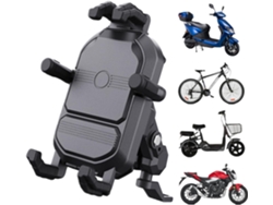 Soporte Para Teléfono De Motocicleta, Cargador Para Bicicleta De Montaña, Cable Antirrobo, Base De Montaje