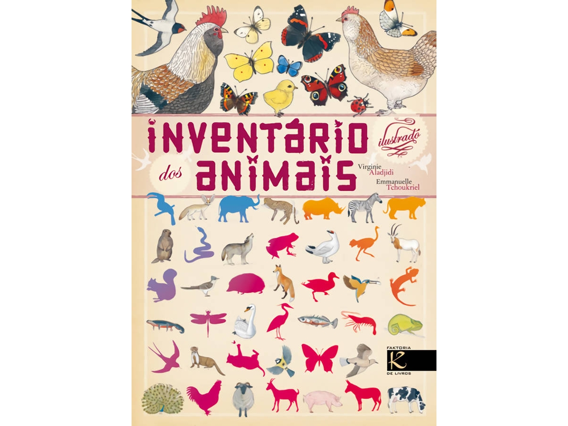 Libro Inventário Ilustrado Dos Animais de Virginie Aladjidi (Portugués)