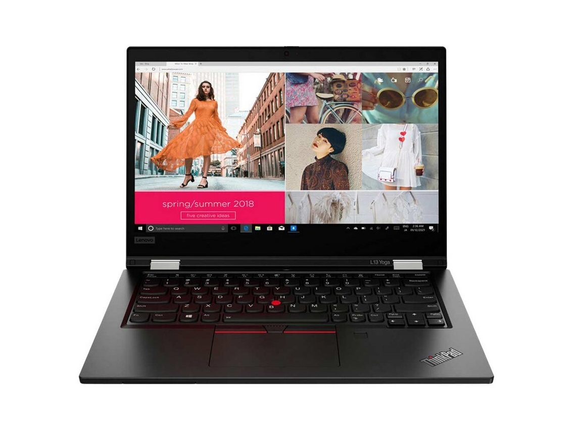 Laptop Lenovo Thinkpad L13 Yoga G2 i5 1135g7, 8 GB, SSD de 512 GB, 13" FHD, pantalla táctil, en portugués (reacondicionada como nueva)