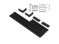 Juego De Barras De Soporte De Aleación De Aluminio Con Llave Allen, Tornillos Y Accesorios Para Impresoras 3d