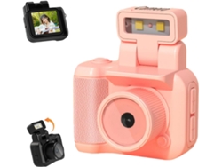 cámara llavero, cámara llavero con flash, mini cámara llavero, mini cámara deportiva HD, mini cámara llavero (rosa) CHRONUS