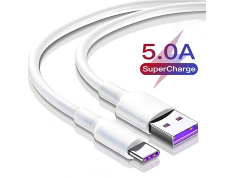 Cargador Carga Súper Rápida Tipo Sincronización Datos Compatible para Huawei