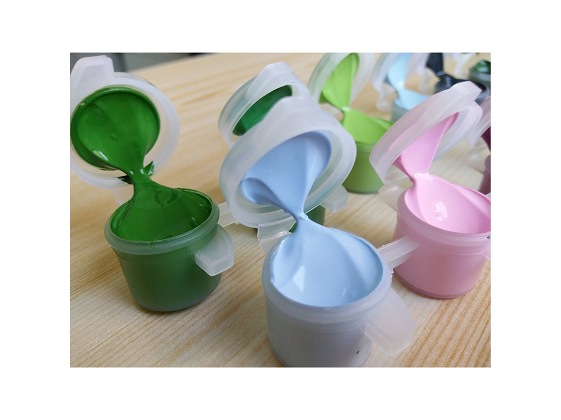 Baok - Hazlo tú mismo: Pintura al óleo por números con pinceles y pintura para niños y adultos sobre lienzo ecológico.