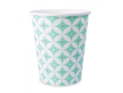 8 Vasos De Papel 25 Cl - Rosetones