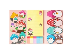 Juego de notas adhesivas Eifson Notepad con 550 hojas (hongo)
