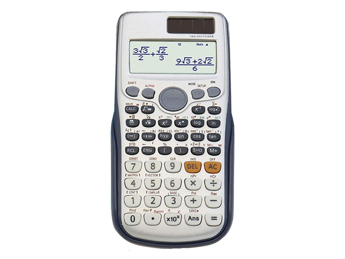 Calculadora Funcional Científica Portátil Con Pantalla Lcd Protegida Y Teclas Ligeras Para Estudiantes