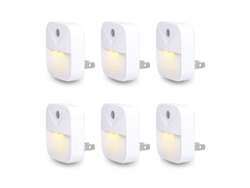 Luz Nocturna Led Yizhood Sensor Anochecer Casa Baño Blanca