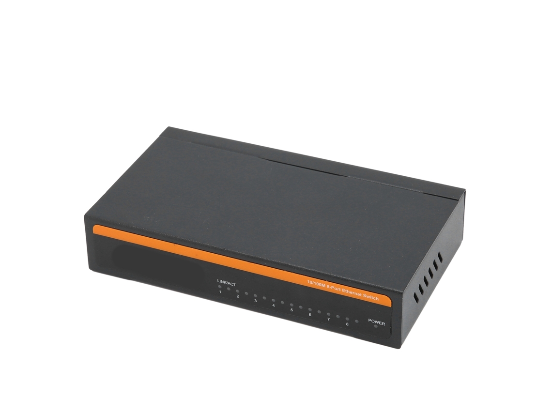 Conmutador Ethernet Tbcs4008e 8 Puertos Splitter Adaptativo 100m Accesorios De Escritorio