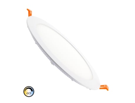 Placa LED 18W Circular SwitchCCT Seleccionable Corte Ø 205 mm Regulación Compatible con Mando RF V2