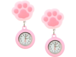 Reloj Bolsillo Médico Diseño Paquete 2 Silicona Suave Colorido Ideal Estudiantes Enfermería Esfera Mediana