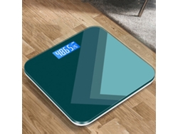 Báscula electrónica inteligente recargable de 28 cm para uso doméstico. Mdug (verde oscuro)