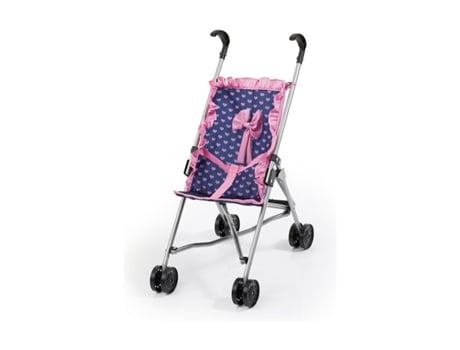 Accesorios REIG Cochecito de Muñecas Rosa Azul Lunar Paraguas (Edad Mínima Recomendada: 3 años)