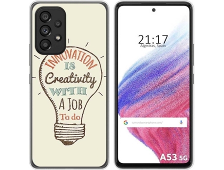 Carcasa para Samsung Galaxy A53 5G TUMUNDOSMARTPHONE Dibujos Creativity Multicolor