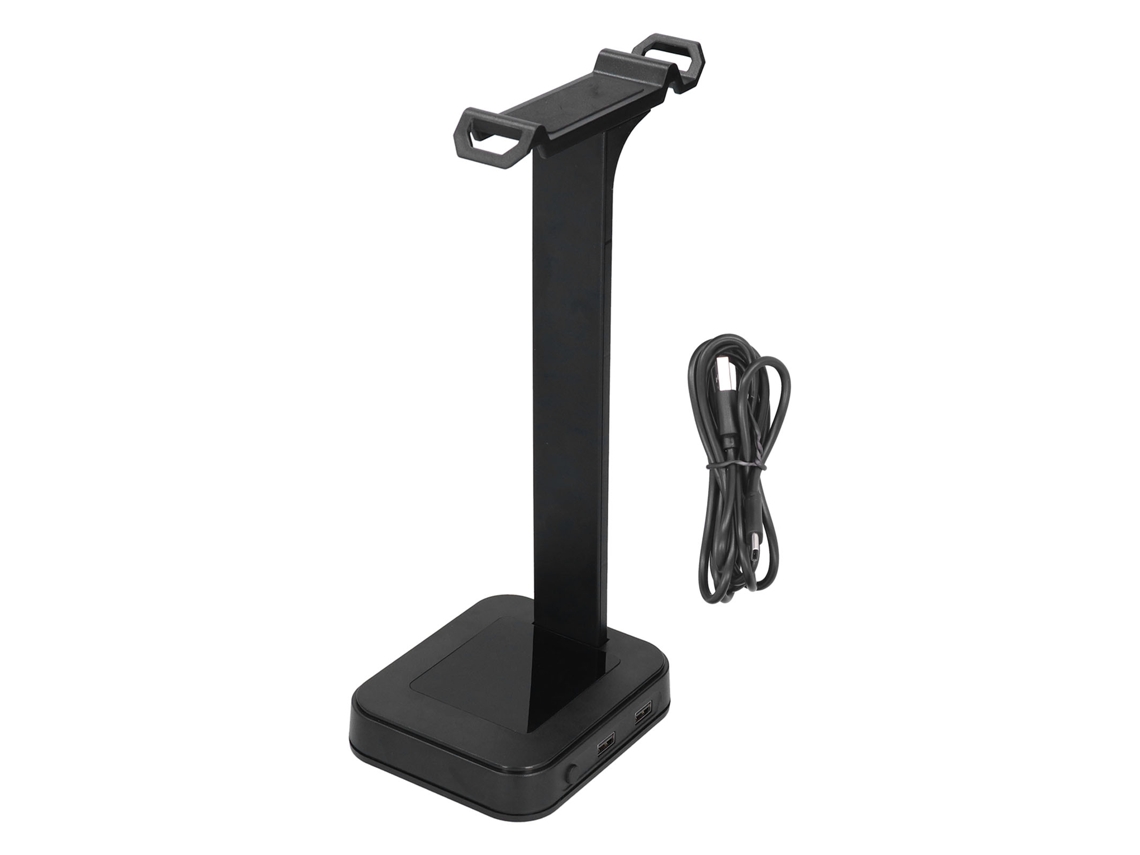 Soporte Para Auriculares Gaming Rgbd9 Con 2 Puertos Usb Y 7 Modos De Efectos De Iluminación