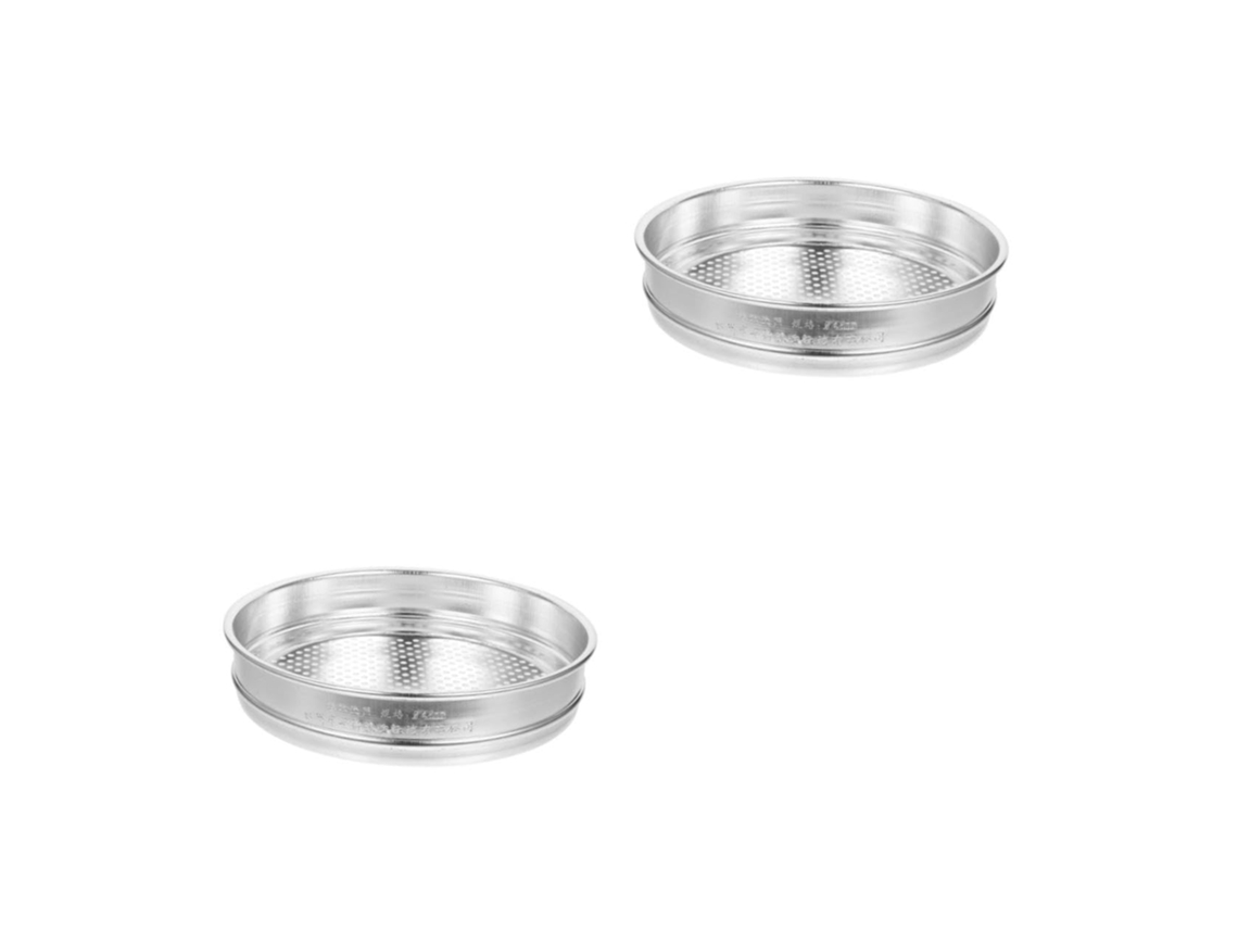 Tamiz De Acero De 2 Piezas Para Separar Granos En La Cocina, Herramienta Práctica Para Separar Ingredientes.