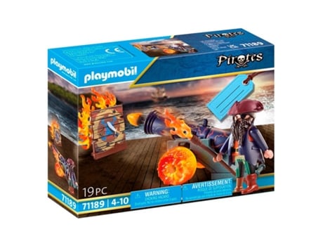 Pirates Pirata Con Cañon PLAYMOBIL