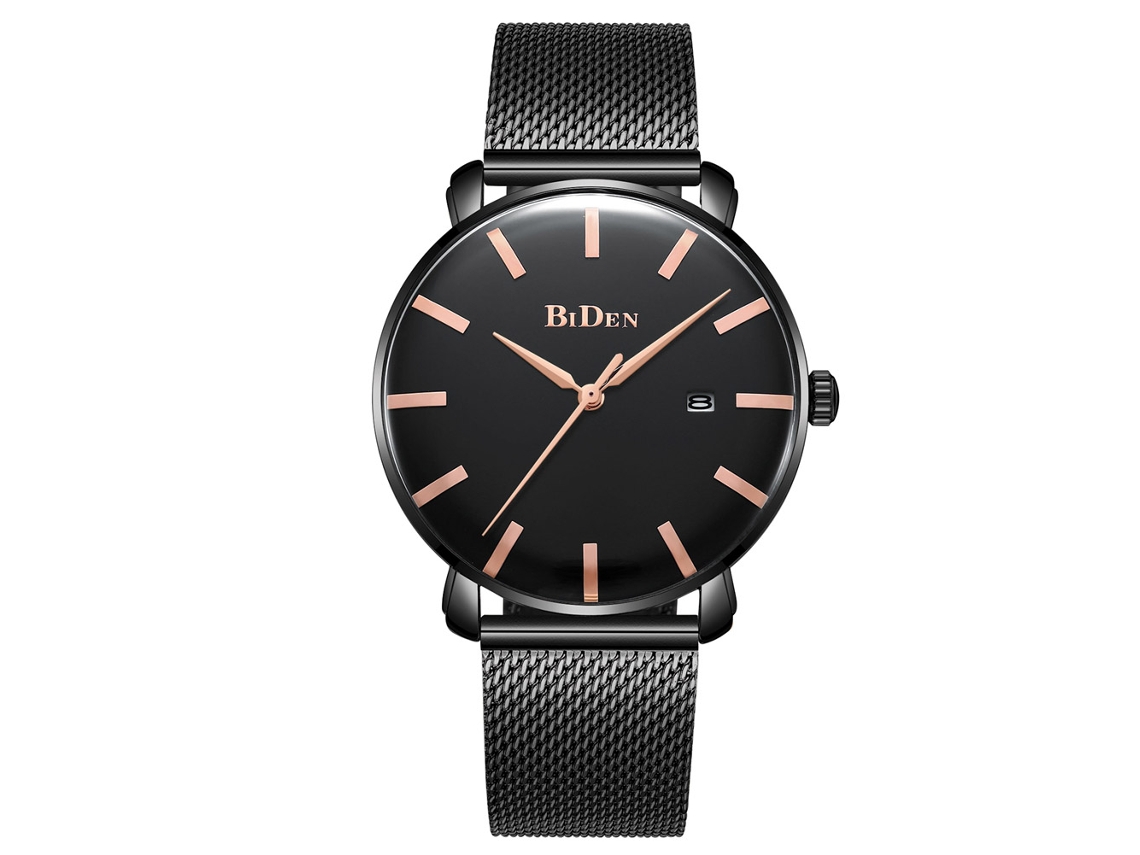 Brazalete Para Reloj Con Hebilla De Acero Inoxidable Galvanizado De 12-22 Mm (16 Mm Plateado)