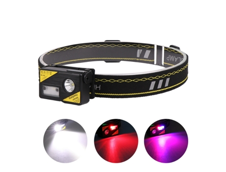 Linterna Frontal Led con Sensor de Movimiento Mini Linterna Frontal Recargable 3 Modos de iluminación Linterna Frontal para Acampar Correr Senderis...