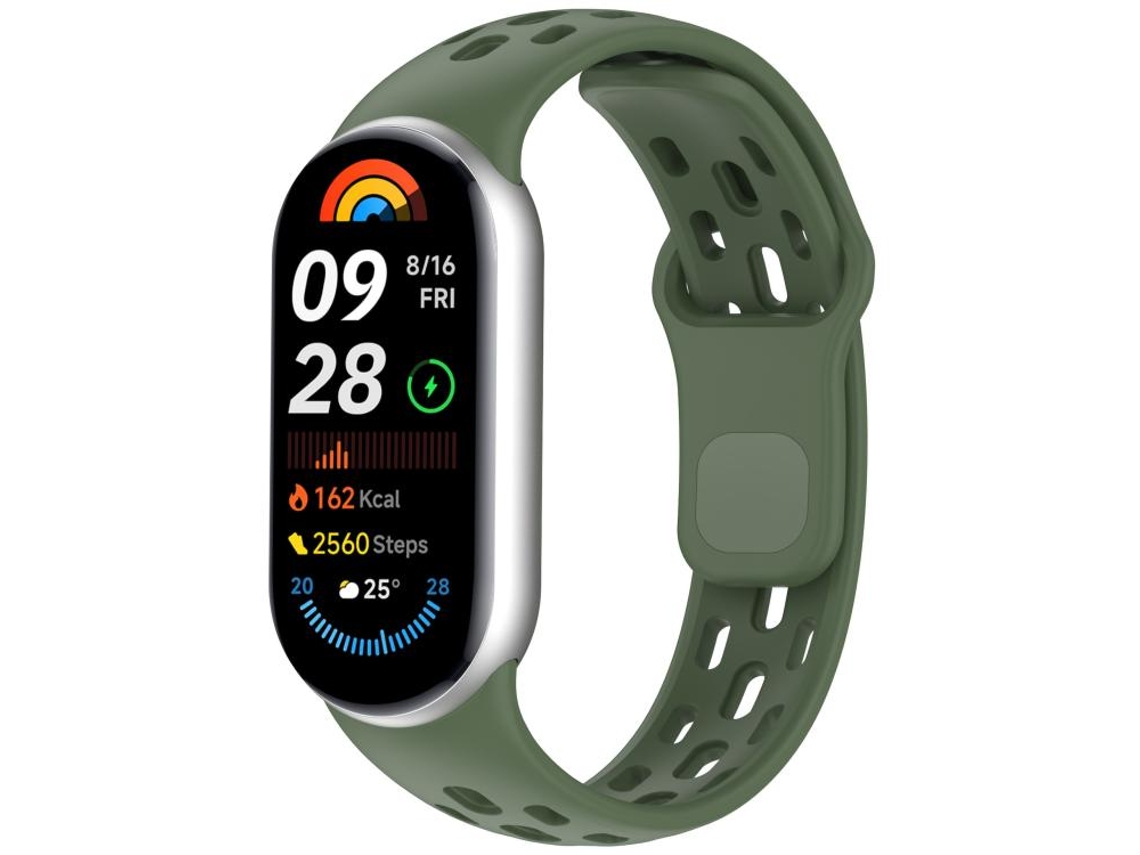 Pulsera para Xiaomi Smart Band 10/9/8 - TPU transpirable - Orificios con patrón de panal