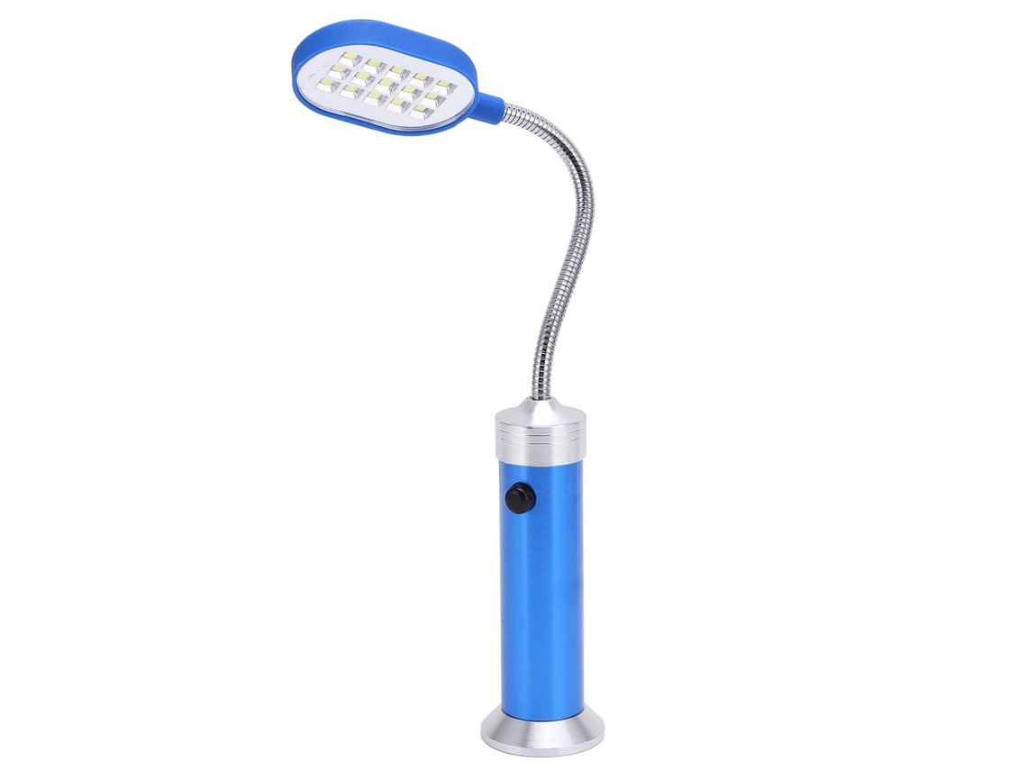 2026rebe-lámpara Magnética De Cuello De Cisne 360° Led Resistente Al Clima Luz De Trabajo Exterior Para Pesca Barbacoa Ciclismo Azul