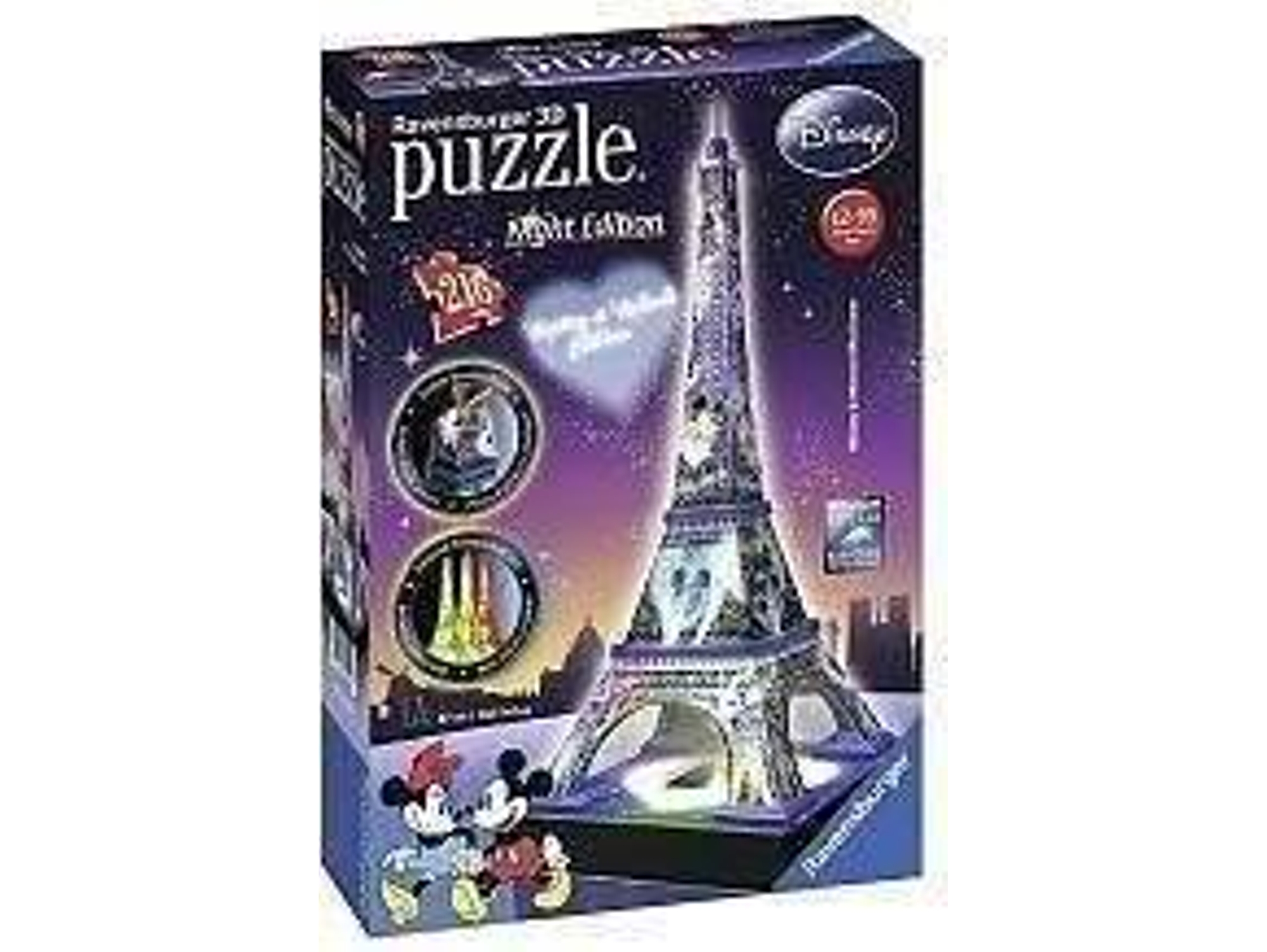 Juego de tablero RAVENSBURGUER Torre Eifeel Disney 25 Aniversario