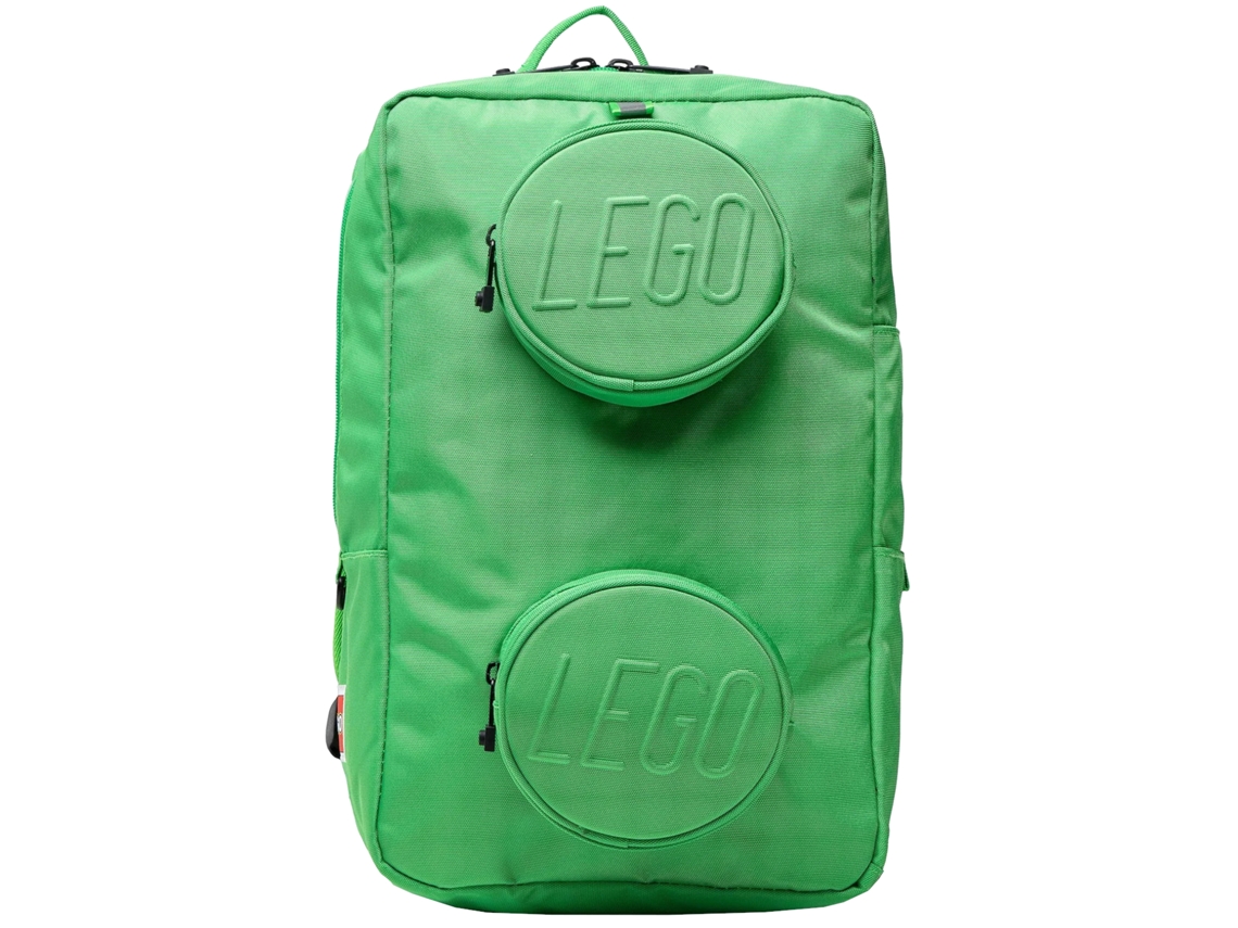 LEGO Brick 1x2 Backpack 20204-0037, para un chico, mochilas (verde - One size EU)