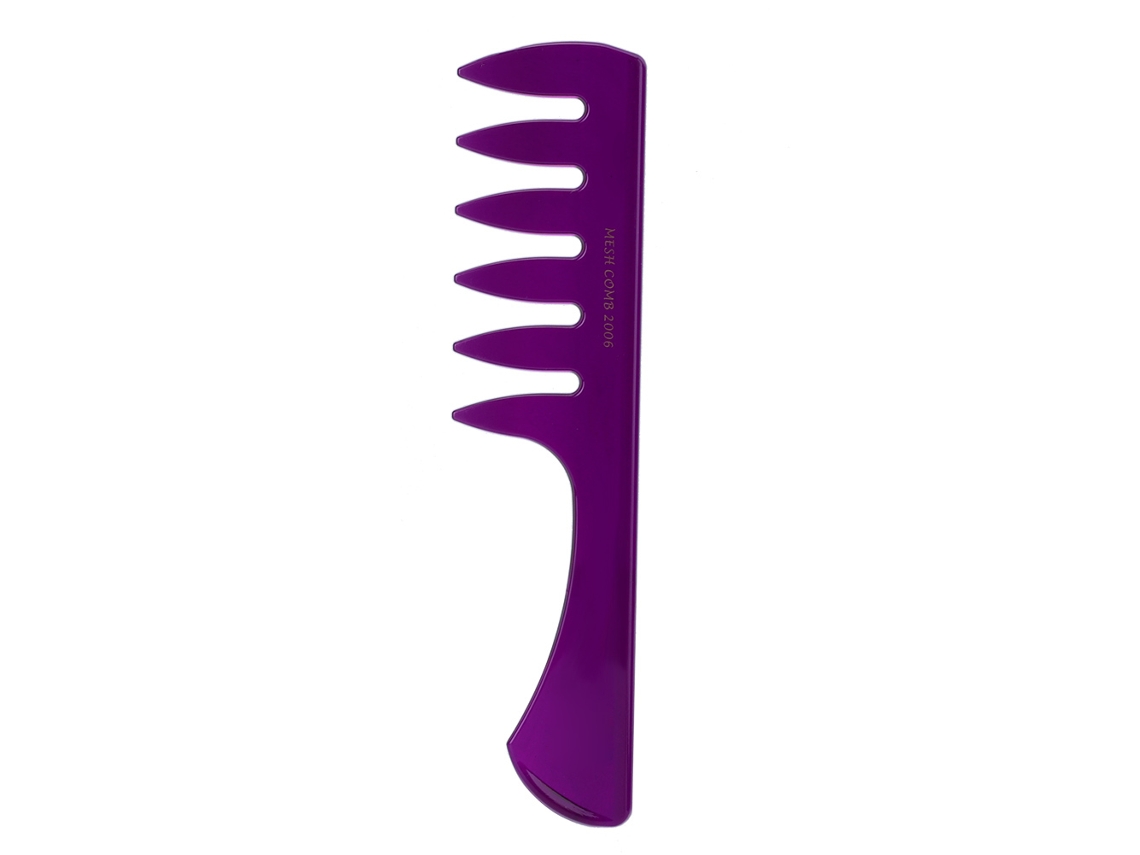 Peine De Pelo Con Dientes Anchos Para Peinado Aceite Ideal Herramienta De Estilo Pelo Morado