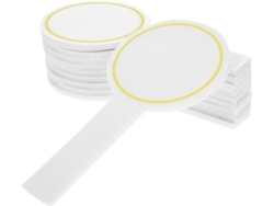 Juego De 6 Tabletas Blancas De Espuma Borrable Para Calificar Y Votar, Material Seguro, Portátil.
