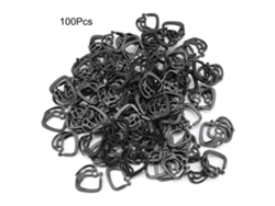 100 Ganchos De Plástico Para Tela De Sombra, Accesorios Para Invernadero Resistentes A Los Rayos Uv.