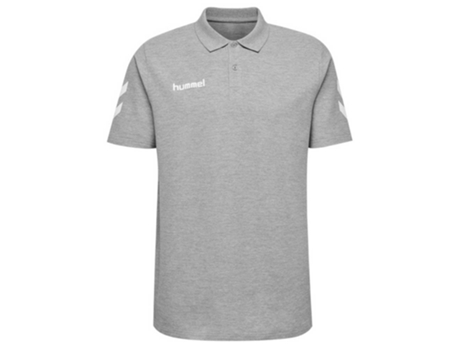 Polo de Hombre para Fútbol HUMMEL Go Algodón Gris (L)