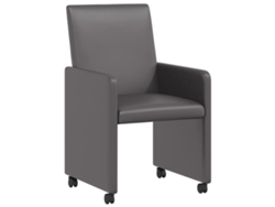 Juego de 2 sillas de comedor grises 57x66x94 cm MAISON EXCLUSIVE