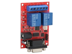 Omni-módulo De Relé 2 Canales Control Puerto Serie 4a Filtro De Condensador Controlador De Microchip Sr10